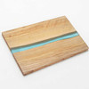 American Metalcraft OWP12 Olive Wood 12" x 10" Serving Board, Polyresin, Blue