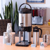 Service Ideas GIUSL15G 1.5 gal. Beverage Dispenser, Insulated, Round, Black