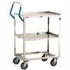 Lakeside 6810 Ergo-One System Utility Cart, 2 Shelf, SS