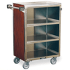 Lakeside 815 Enclosed 4-Shelf Bussing Cart, SS