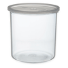 Carlisle 030207 2.7 qt. Classic Crock, Clear Plastic w/Lid