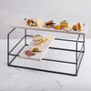 American Metalcraft MWPS24 Hampton 24" x 8-3/4" Platter, Mango Wood, Sun-Bleached