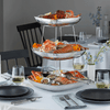 American Metalcraft DWHSSEA10  10" Seafood Tray, Square, SS Hammered