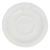 GET SU-4-DW Diamond White/Bake & Brew 4-1/2" Saucer, Melamine, White - 48/Case