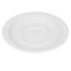 GET SU-4-DW Diamond White/Bake & Brew 4-1/2" Saucer, Melamine, White - 48/Case