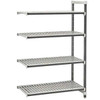 Cambro EXA242464V4480 Elements Xtra Series 4-Shelf 64"H x 24"D Vented Stationary Add-On Unit