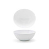 Front of the House DBO035WHP13 Ellipse 16 oz. Bowl, Porcelain, White - 12/Case