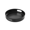 American Metalcraft STB12 12-1/8" Serving Tray, Round, Black, Stainless Steel