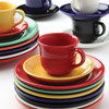Tuxton CND-110G Concentrix 11 oz. Cereal Bowl, Vitrified China, Cinnebar - 24/Case