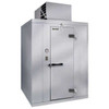 Kolpak P7-1206-CT Polar-Pak 11' x 5' x 7' Indoor Walk-In Cooler, Top Mounted Refrigeration
