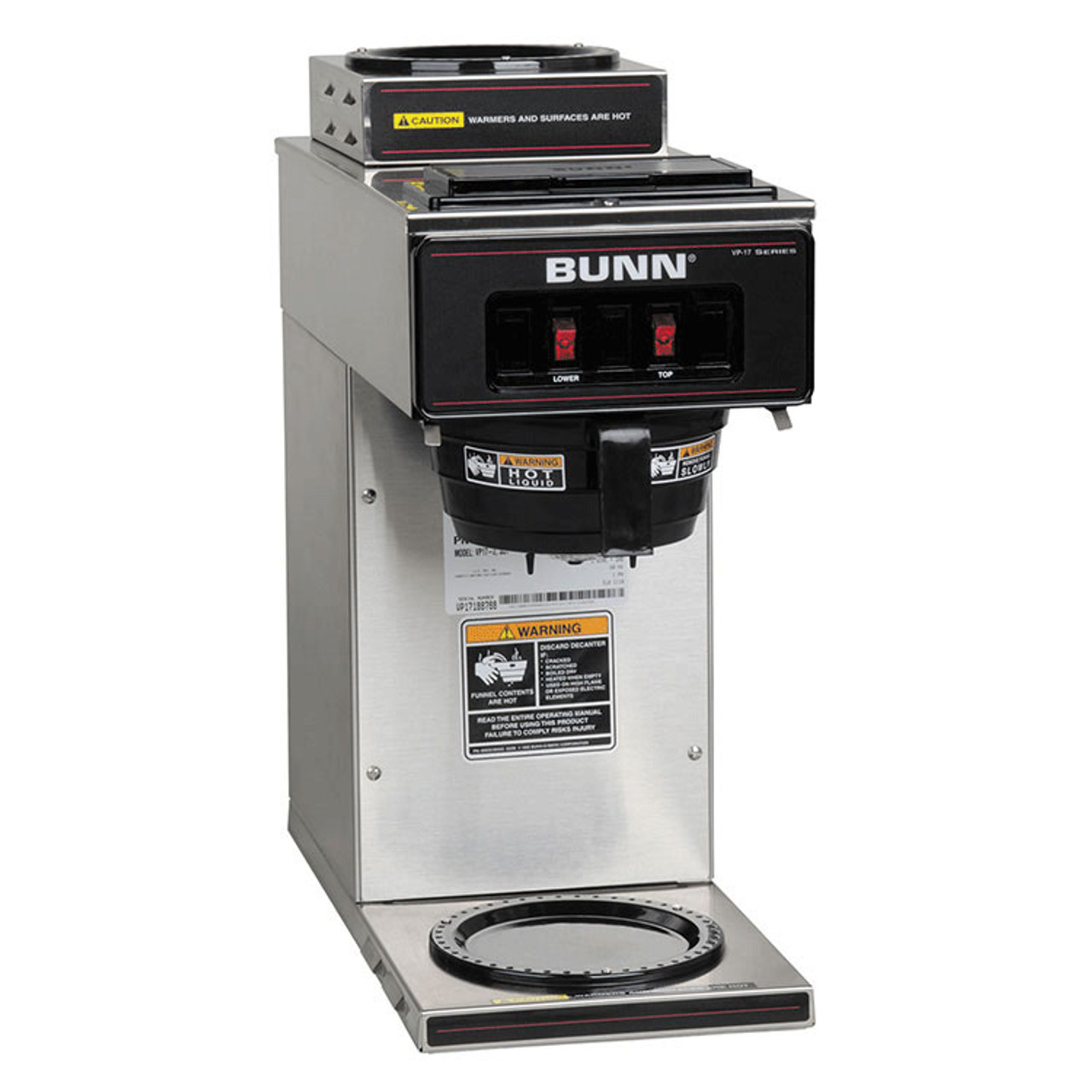 Bunn 33000.0000 3 Gallon Stainless Steel Iced Tea Dispenser