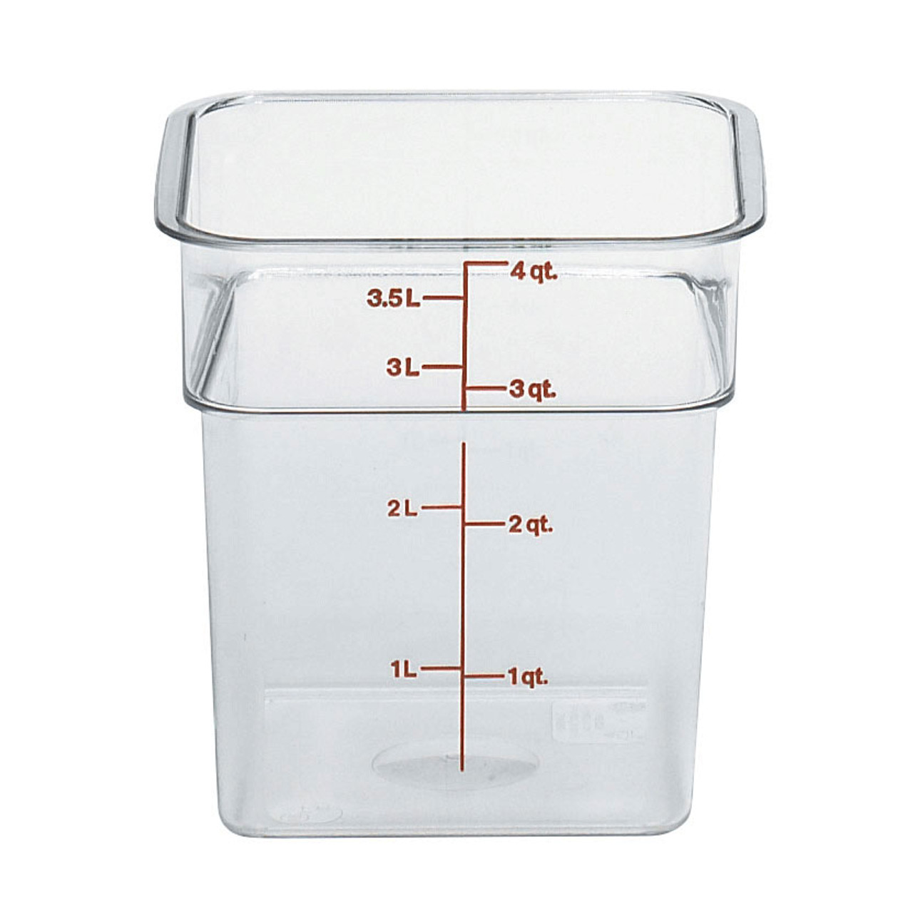 Cambro 12SFSCW135 12 Qt. Square Food Storage Container