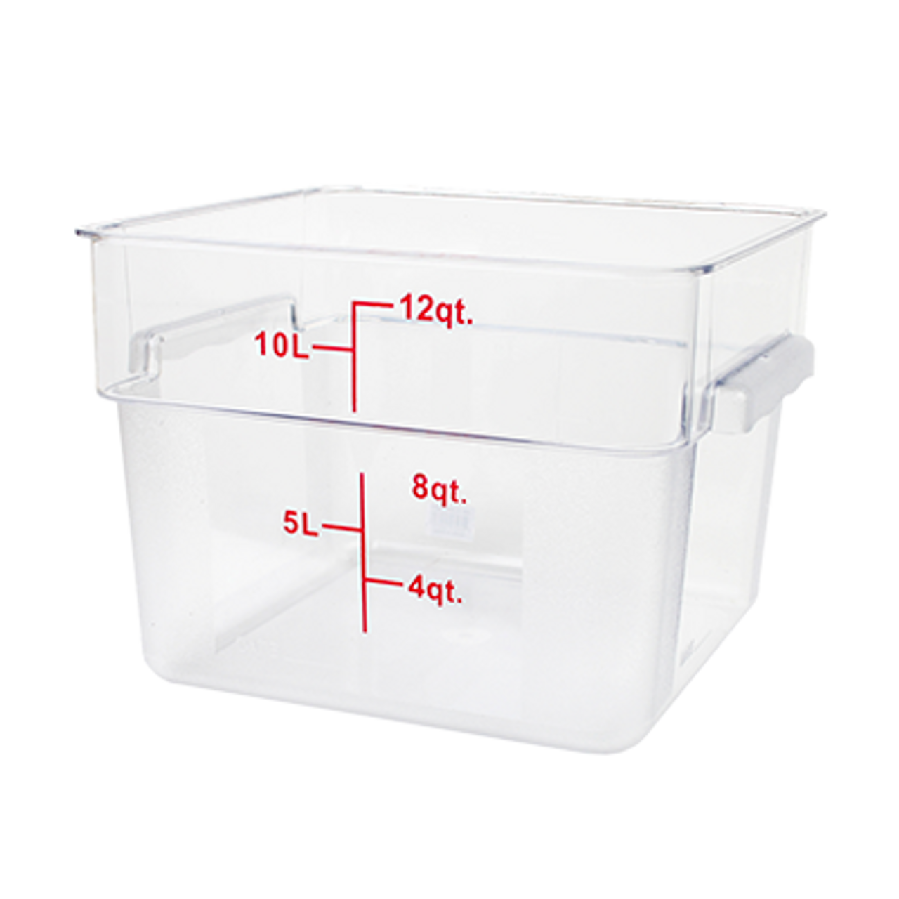 Rubbermaid 6 Qt. Clear Square Polycarbonate Food Storage