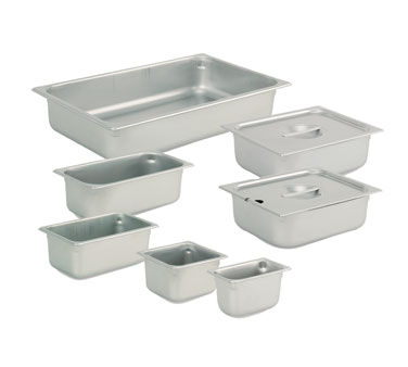 ABC 880243 4" Deep 1/2 Size Perforated Stainless Steel Food Pan Ford