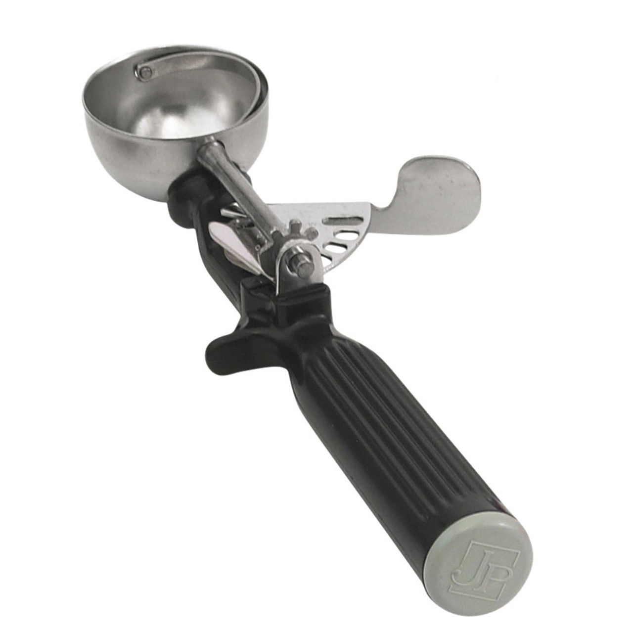 Vollrath 47140 Jacob's Pride #8 Gray Thumb Press Disher - 4 oz.