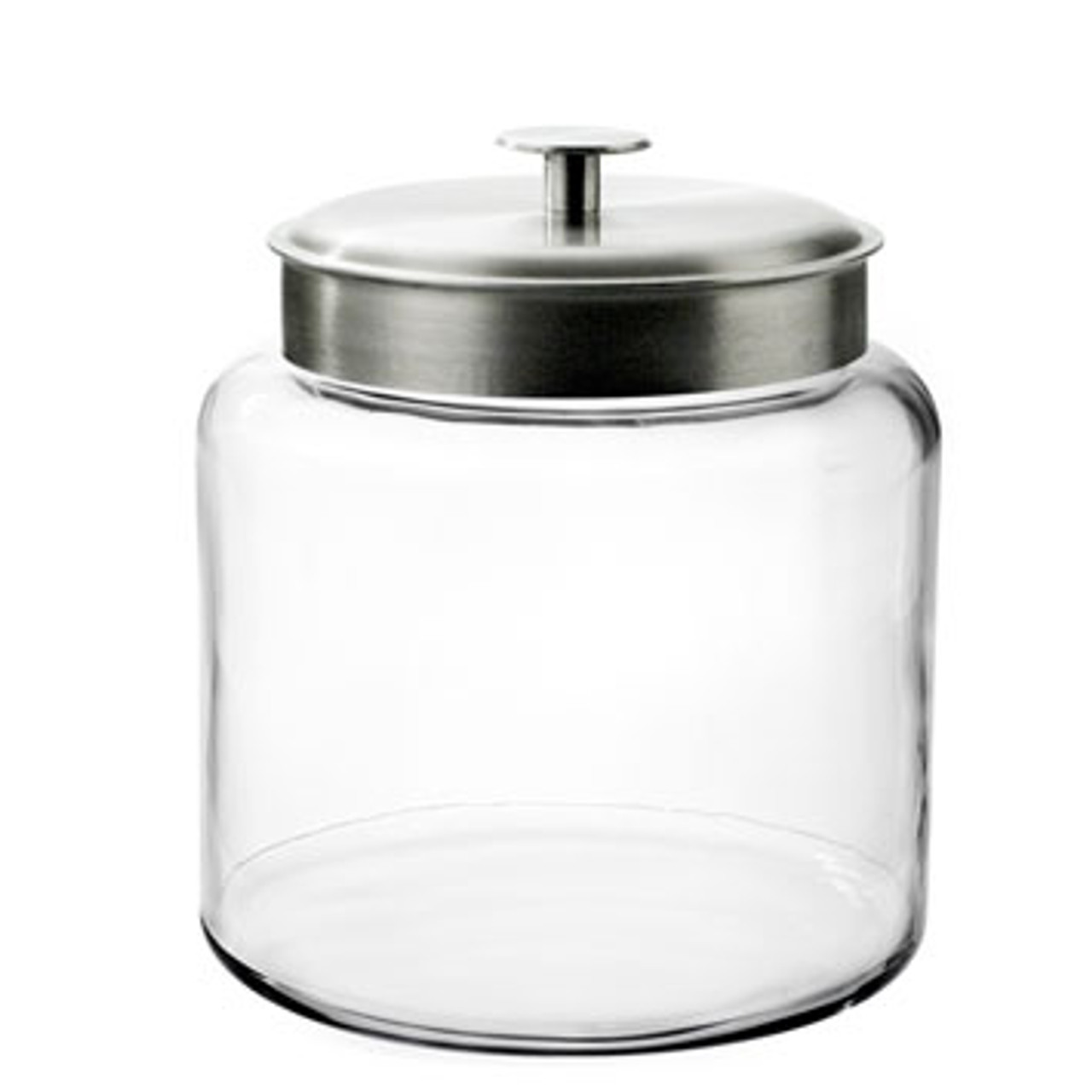 Anchor Hocking 1/2 Gallon Heritage Hill Glass Jar with Cover, Clear