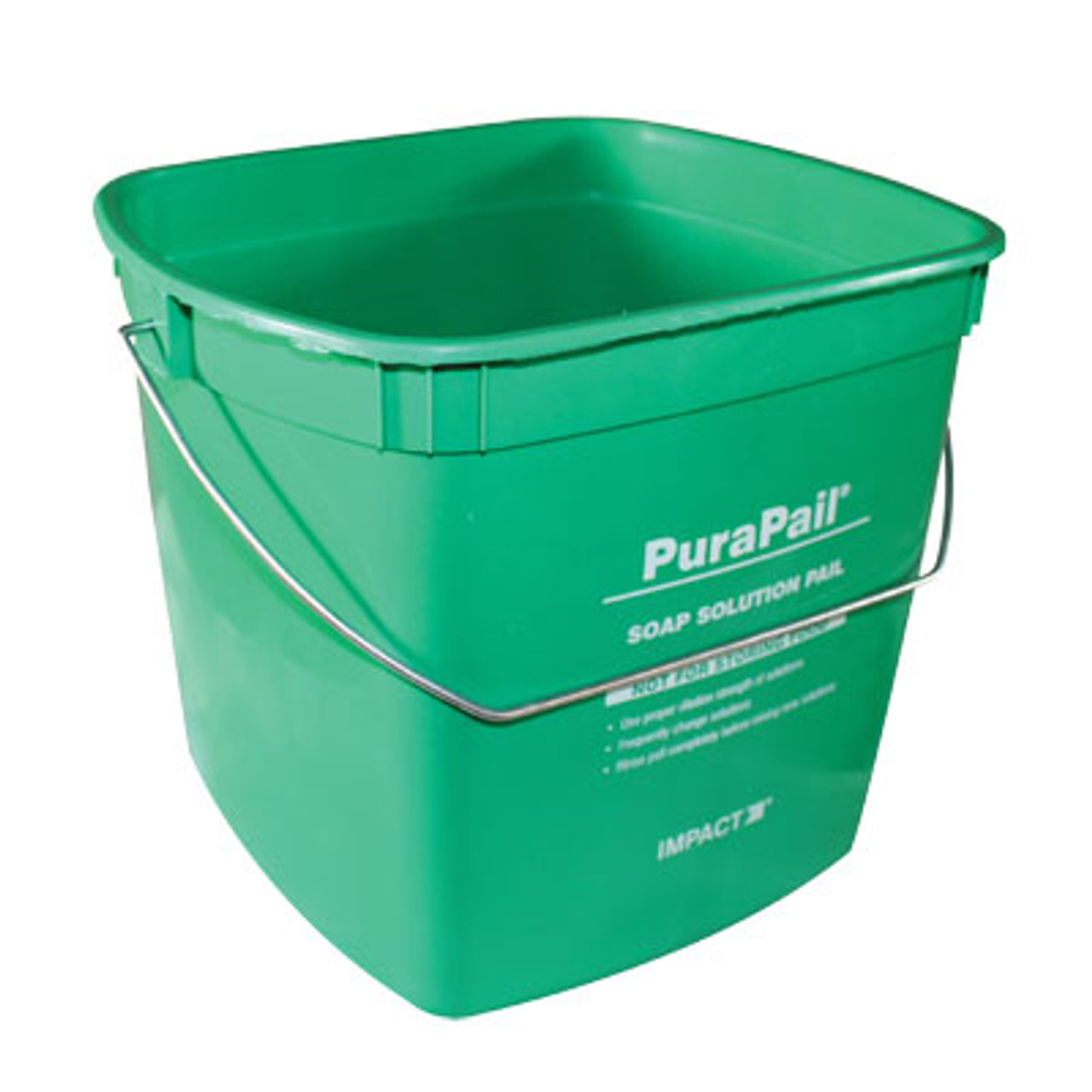 Kleen-Pail Utility Bucket Is 3qt Green For Cleaning