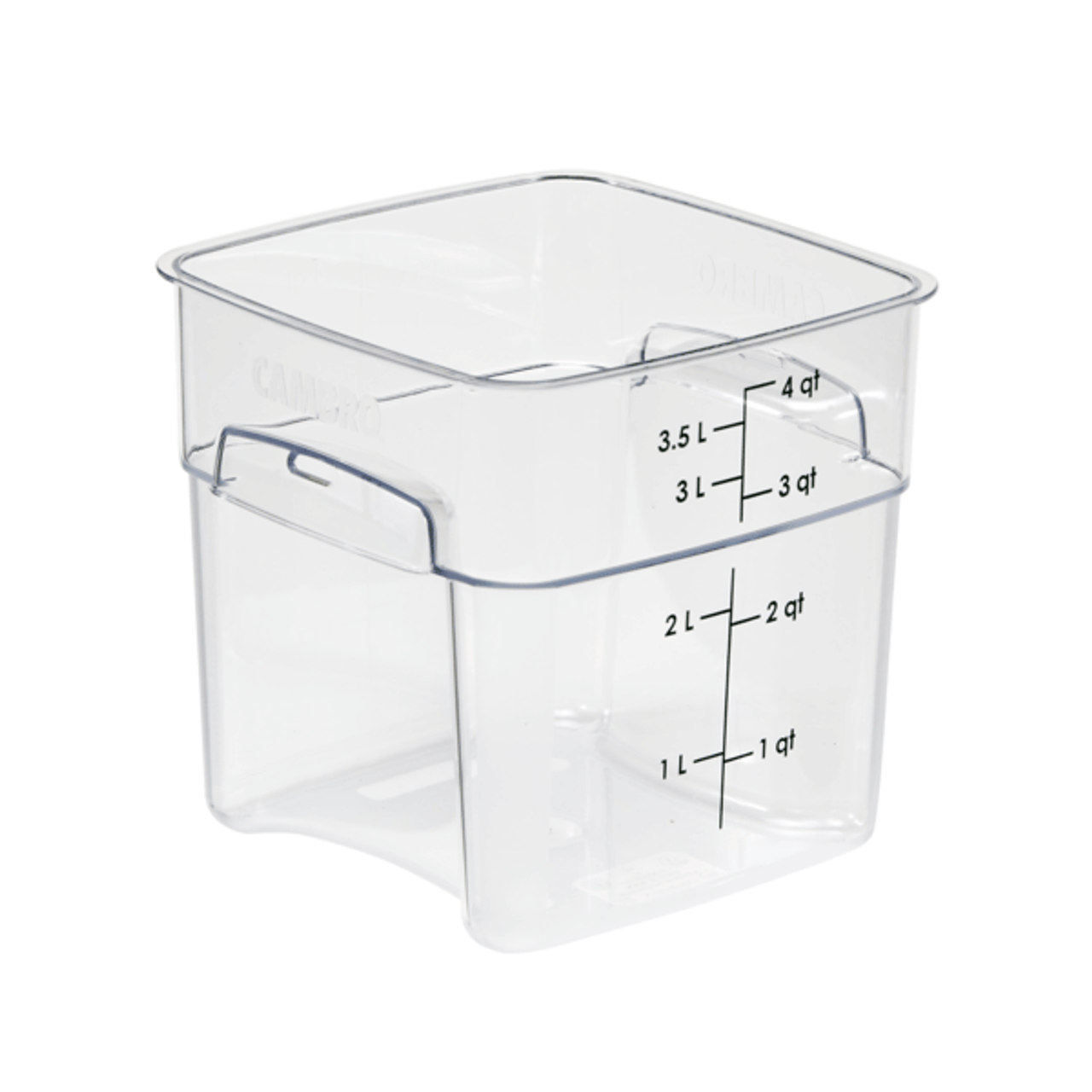 Cambro 18 Qt. White Round Polyethylene Food Storage Container
