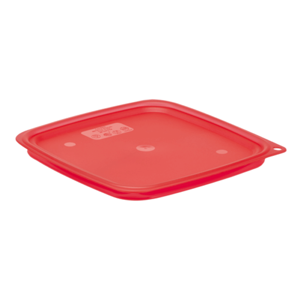 Food Storage Container 8 Qt, with Lid, Polycarbonate, Red