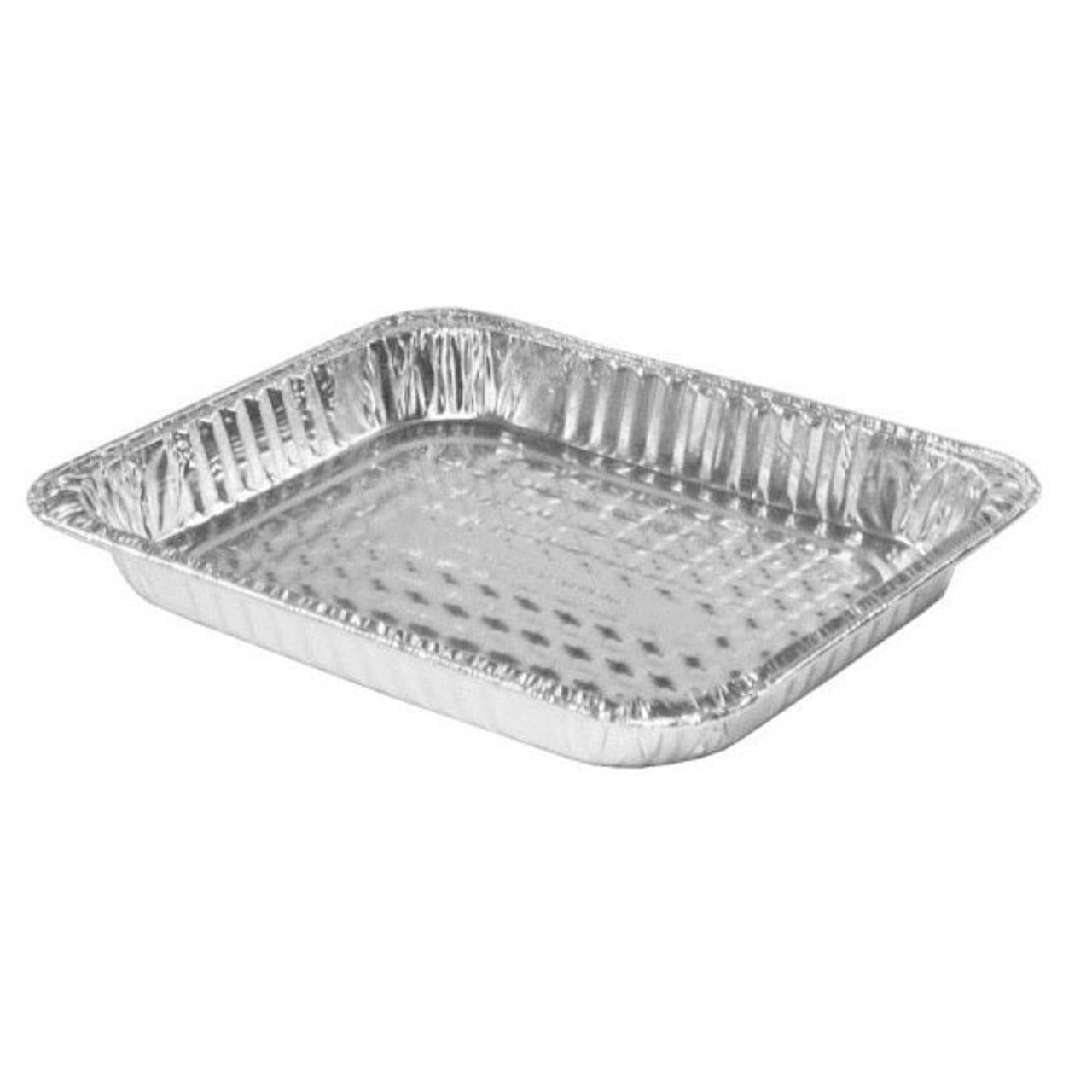 100 Pack] Square Foil Pans 8 inch - Aluminum Cake Pan / Baking Pans for  Reheating, Roasting, Grilling and Broiling, Disposable Food Container,  Catering Trays, Freezer and Oven Safe 