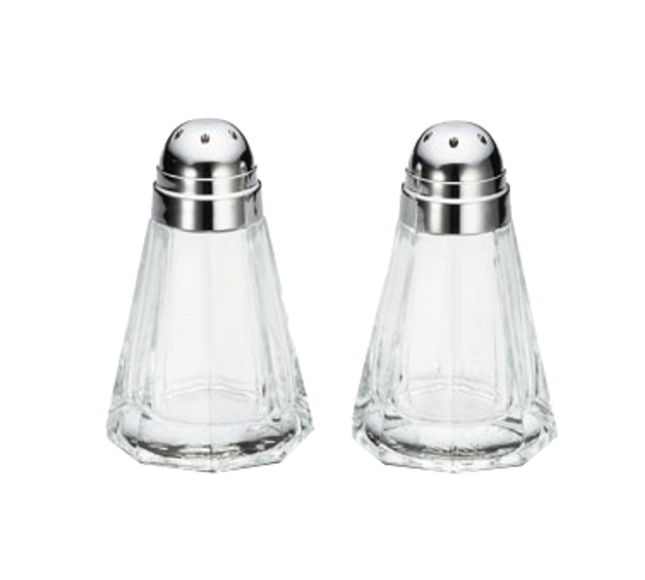 Shaker Salt & Pepper Paneled 1 Ounce Stainless Steel - Tablecraft