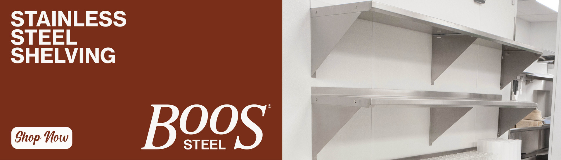 Shop John Boos Stainless Steel Wall Shelves