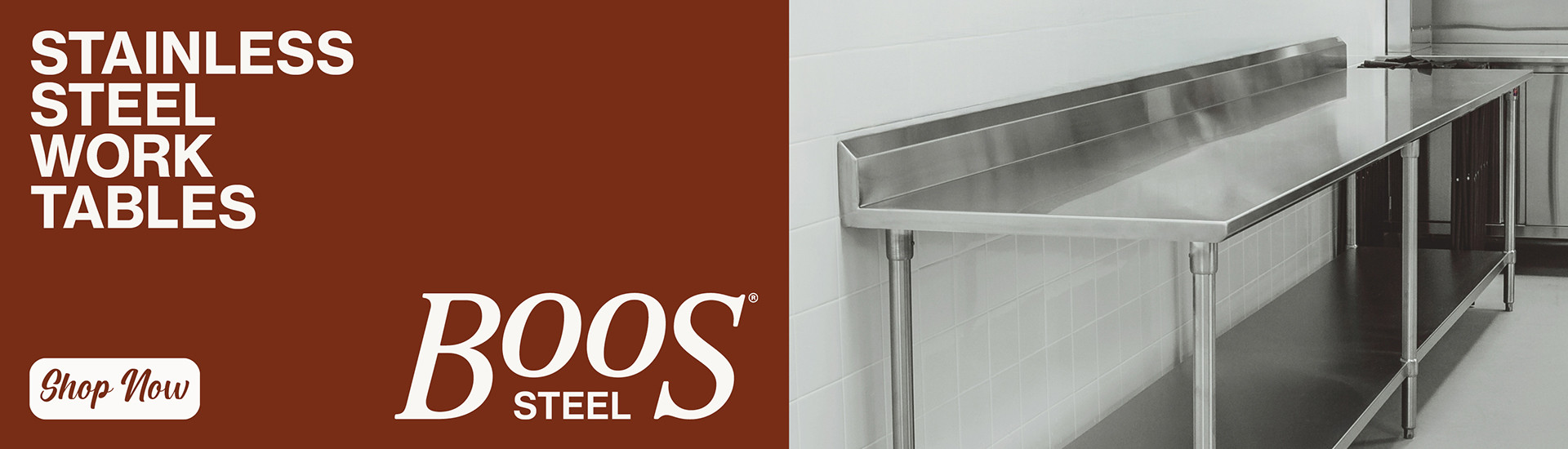 John Boos Stainless Steel Work Tables - Shop Now!