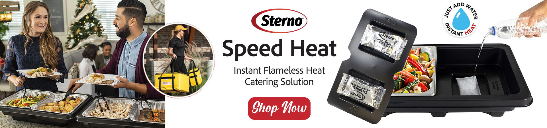 Sterno SpeedHeat, Instant Flameless Heat Catering Solution - Shop Now!