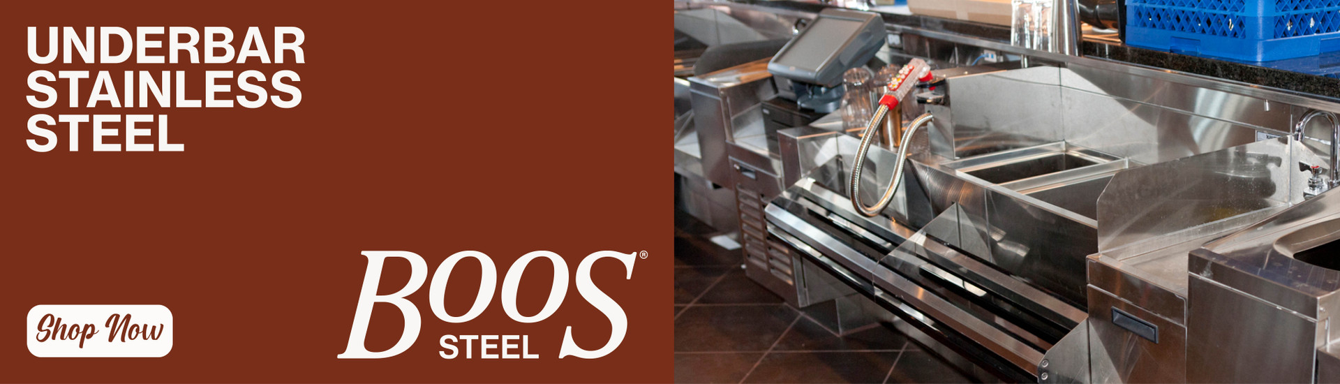 Boos Steel Underbar Products - Shop Now!