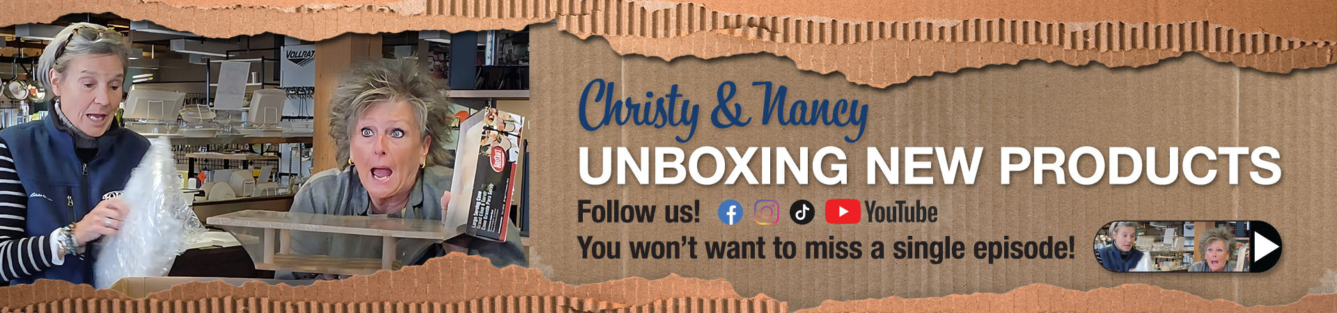 Christy & Nancy Unboxing New Products - Watch Now!