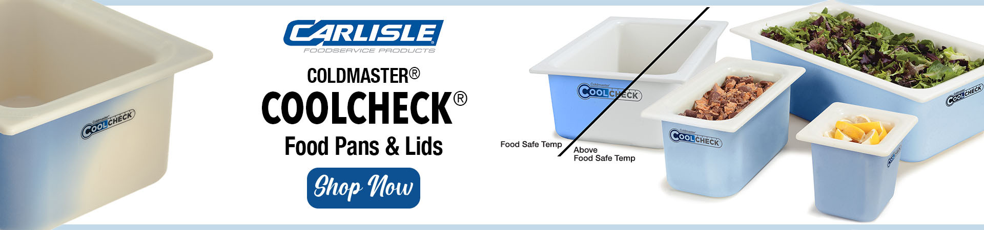 Carlisle Coldmaster Coolcheck Food Pans & Lids - Shop Now!