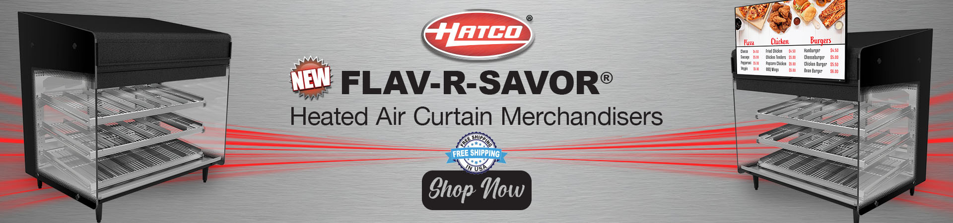 Hatco Flav-R-Savor Air Curtain Merchandisers - Shop Now!