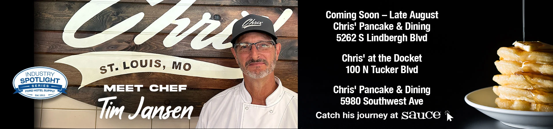 Industry Spotlight Featuring Tim Jansen with Chris' Pancake & Dining!