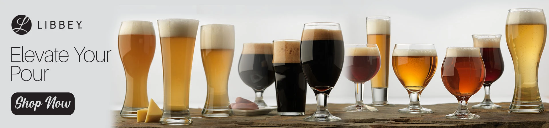 Elevate your Pour with Libbey Beer Glasses - Shop Now!
