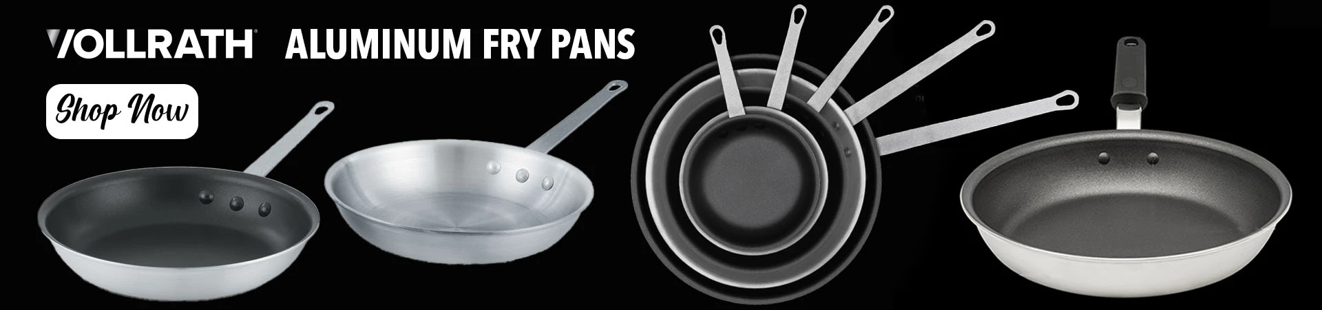 Shop Vollrath Aluminum Fry Pans!