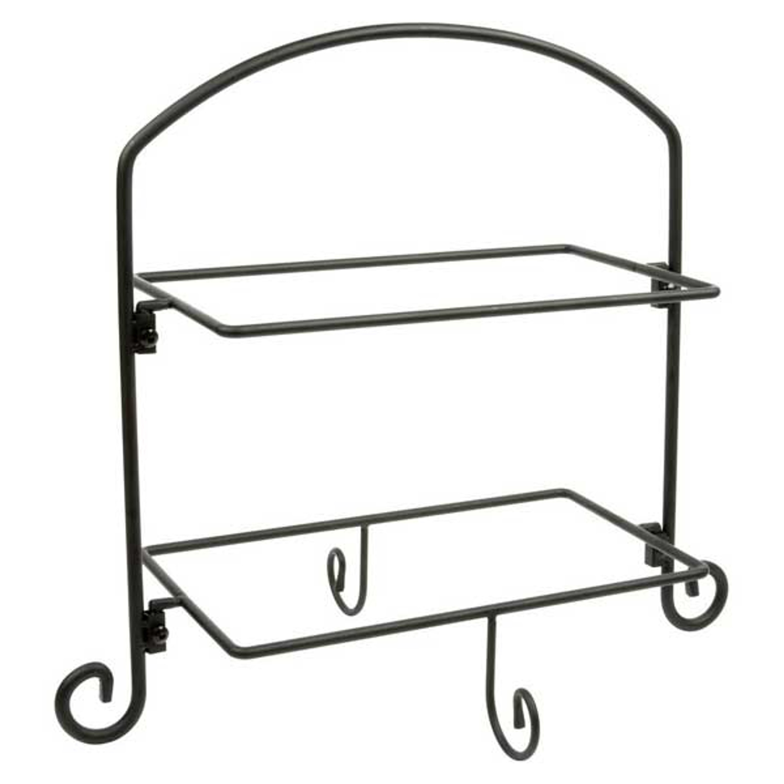 American Metalcraft IS11 Ironworks Rectangle Platter Display Stand
