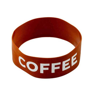 Tablecraft 13090 "Coffee" Airpot Band, Brown, Silicone