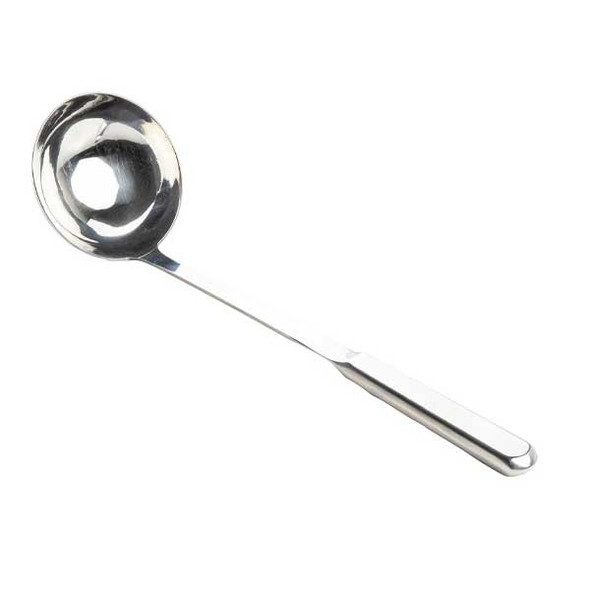 Tablecraft 11633 Holden Collection 4 oz. Stainless Steel Soup Ladle 
