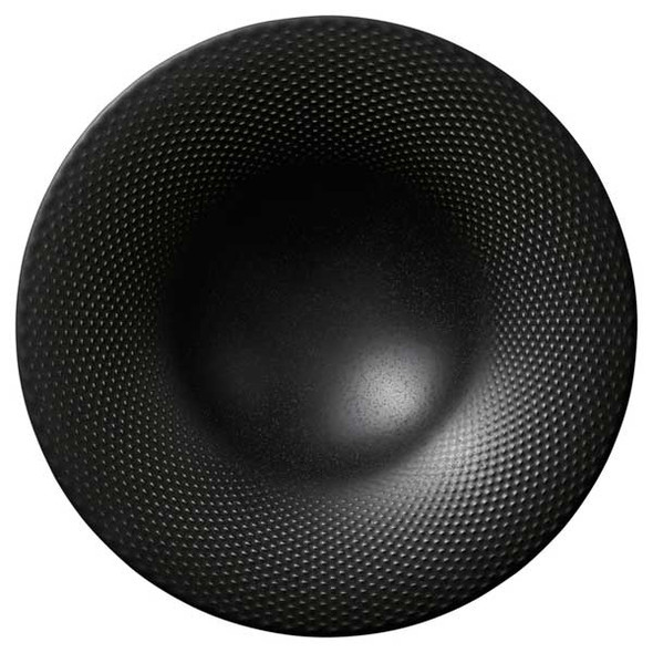 Libbey 802132741000204 Pin 13-1/2 oz. Deep Coupe Plate, Coal 