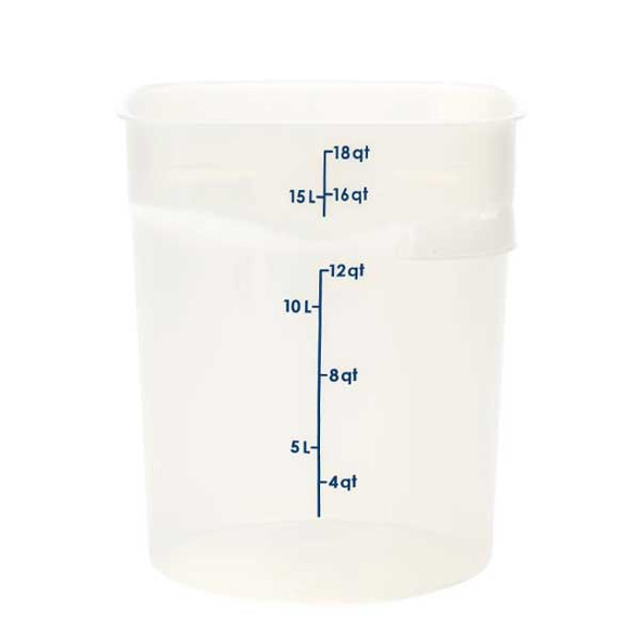 Cambro 18RFSPROPP FreshPro CamRounds 18 Qt. Food Storage Container - 6/Case