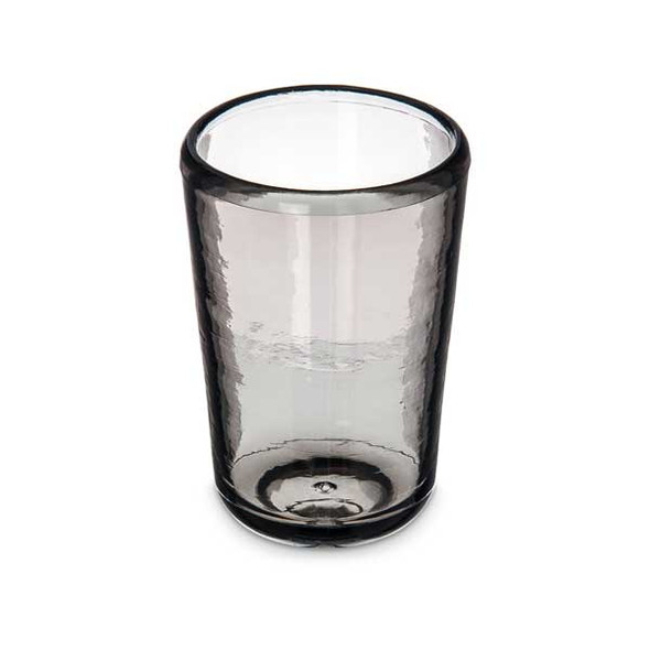 Carlisle MIN544118 Mingle 6 oz. Juice Glass, Plastic, Smoke Gray - 12/Case