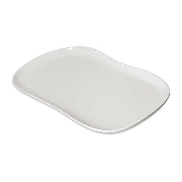 Carlisle 5300980 Stadia 13" Oblong Platter, Melamine, Greige - 12/Case