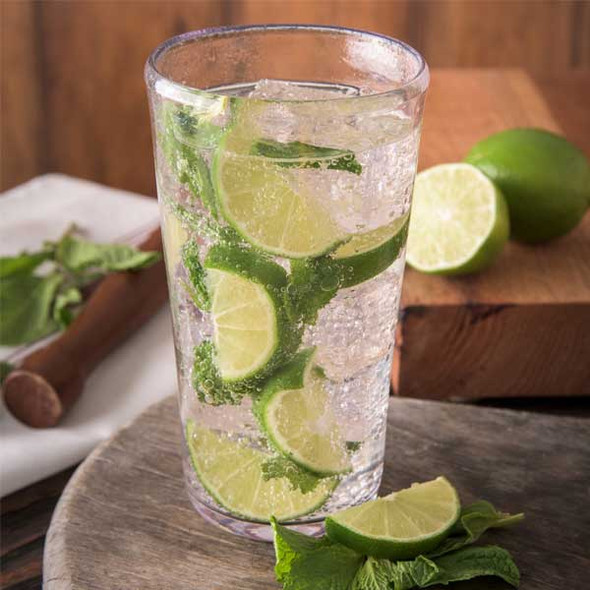 Carlisle MIN544907 Mingle 22 oz. High Ball Glass, Plastic, Clear - 12/Case