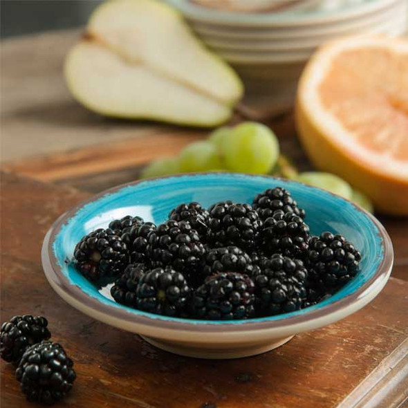 Carlisle 5401815 Mingle 4-1/2 oz. Fruit Bowl, Melamine, Aqua - 48/Case