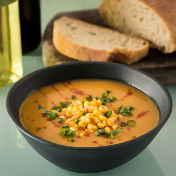 Carlisle 5310838 Ridge 22 oz. Freeform Bowl, Melamine, Slate - 12/Case