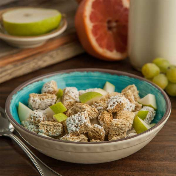 Carlisle 5401915 Mingle 8" Cereal Bowl, Melamine, Aqua - 12/Case