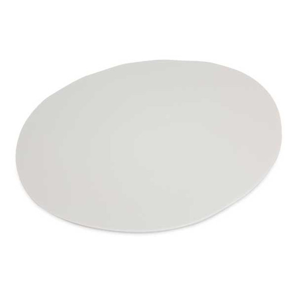 Carlisle 5310523 Ridge 11" Freeform Plate, Melamine, Cement - 12/Case
