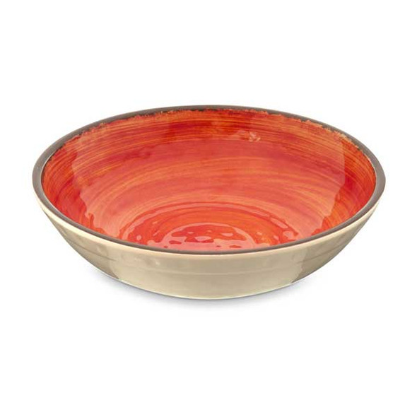 Carlisle 5401952 Mingle 8" Cereal Bowl, Melamine, Fireball - 12/Case