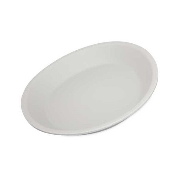 Carlisle 5310123 Ridge 10" Coupe Plate, Melamine, Cement Matte Finish - 12/Case