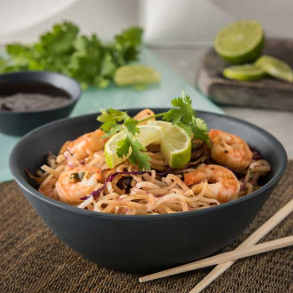 Carlisle 5310938 Ridge 52 oz. Freeform Bowl, Melamine, Slate - 12/Case